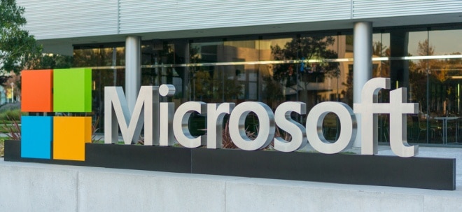 Microsoft erfreut Anleger mit kräftigem Cloud-Zuwachs