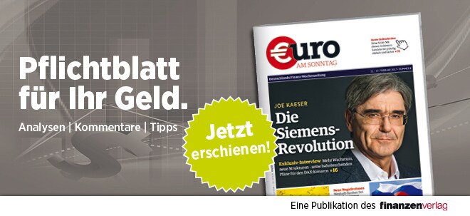 Pflichtblatt für Ihr Geld: Neue €uro am Sonntag | finanzen.net