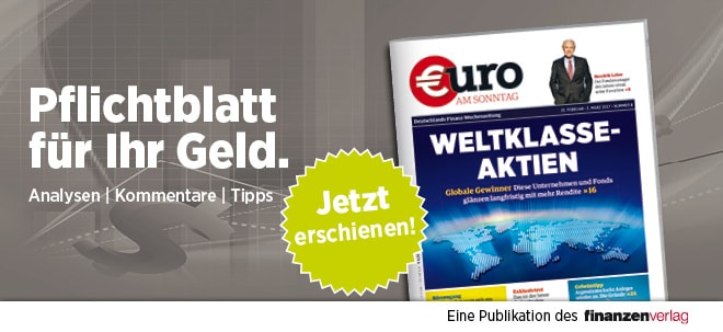 Pflichtblatt für Ihr Geld: Neue €uro am Sonntag | finanzen.net