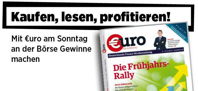 Pflichtblatt für Ihr Geld: Neue €uro am Sonntag wieder im Handel | finanzen.net