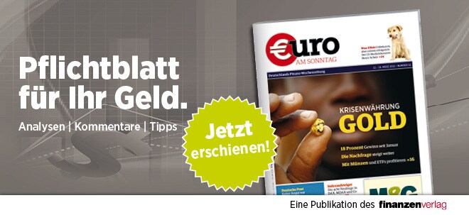 Pflichtblatt für Ihr Geld: Neue €uro am Sonntag | finanzen.net