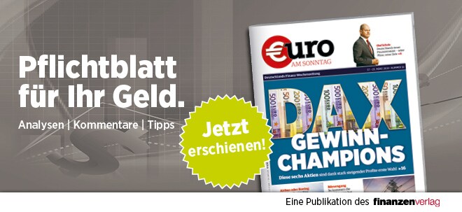 Pflichtblatt für Ihr Geld: Neue €uro am Sonntag | finanzen.net