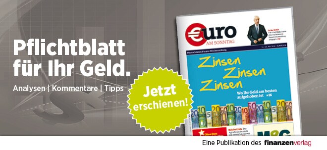 Pflichtblatt für Ihr Geld: Neue €uro am Sonntag | finanzen.net