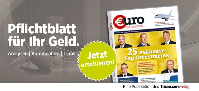 Pflichtblatt für Ihr Geld: Neue €uro am Sonntag | finanzen.net