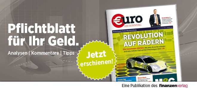 Pflichtblatt für Ihr Geld: Neue €uro am Sonntag | finanzen.net