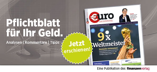 Pflichtblatt für Ihr Geld: Neue €uro am Sonntag | finanzen.net