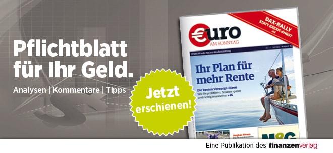 Pflichtblatt für Ihr Geld: Neue €uro am Sonntag | finanzen.net