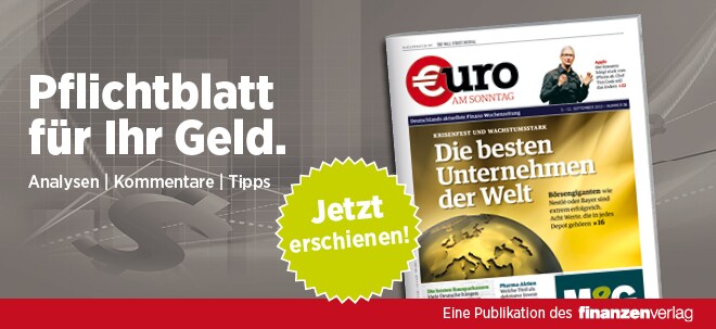 Hier steht alles drin!: Pflichtblatt für Ihr Geld: Neue €uro am Sonntag Pflichtblatt für Ihr Geld: Neue €uro am Sonntag | finanzen.net