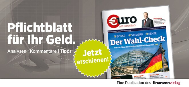 Pflichtblatt für Ihr Geld: Neue €uro am Sonntag | finanzen.net