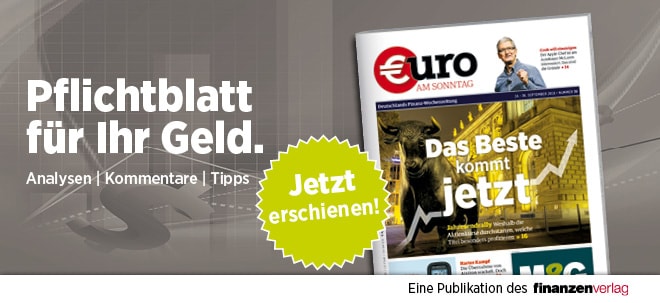 Pflichtblatt für Ihr Geld: Neue €uro am Sonntag | finanzen.net