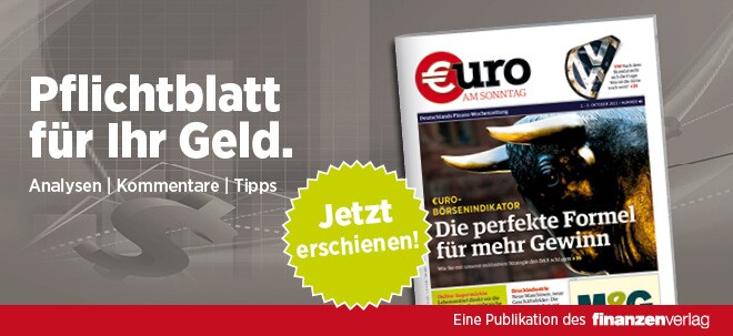 Pflichtblatt für Ihr Geld: Neue €uro am Sonntag | finanzen.net