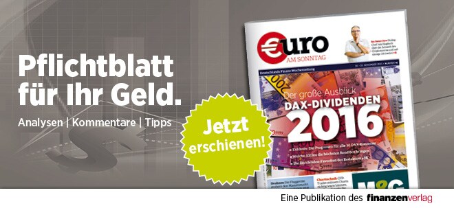 Hier steht alles drin!: Pflichtblatt für Ihr Geld: Neue €uro am Sonntag Pflichtblatt für Ihr Geld: Neue €uro am Sonntag | finanzen.net