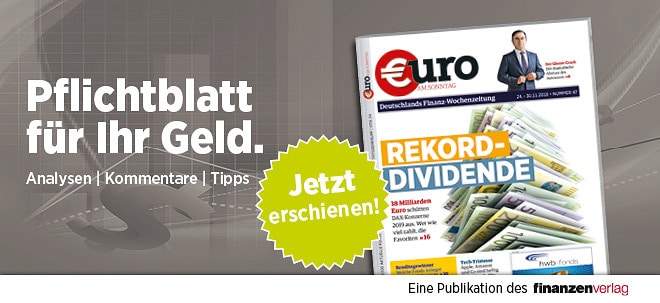 Pflichtblatt für Ihr Geld: Neue €uro am Sonntag jetzt wieder im Handel | finanzen.net