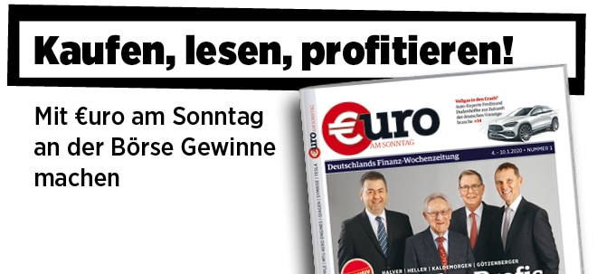 Neue Ausgabe von €uro am Sonntag: Was Ihnen Robert Halver, Gottfried Heller, Klaus Kaldemorgen sowie Anton Götzenberger für 2020 raten | finanzen.net