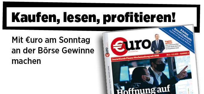 Freitags neu im Handel: Neue Ausgabe von €uro am Sonntag: Börsenturbulenzen - Hoffnung auf das Comeback Neue Ausgabe von €uro am Sonntag: Börsenturbulenzen - Hoffnung auf das Comeback | finanzen.net
