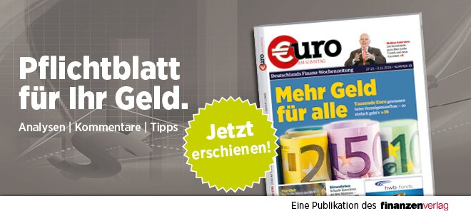 Pflichtblatt für Ihr Geld: Neue €uro am Sonntag jetzt im Handel | finanzen.net