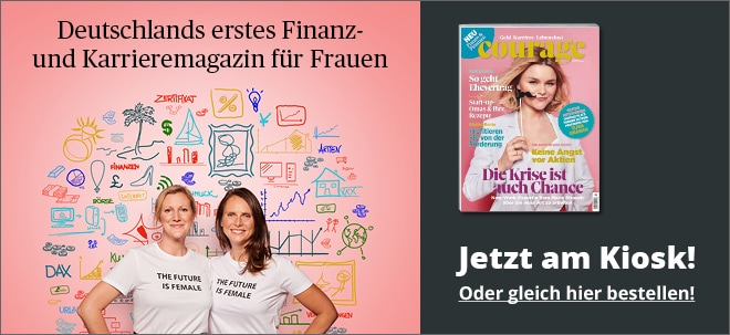 "The Future is Female": Courage • Das neue Magazin für Frauen • Die Krise ist auch eine Chance! Courage • Das neue Magazin für Frauen • Die Krise ist auch eine Chance! | finanzen.net