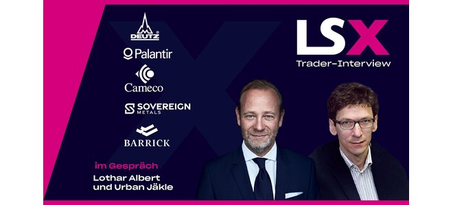 Trader-Interview mit Urban Jäckle: Deutz, Palantir, Cameco, Sovereign Metals und Barrick Mining