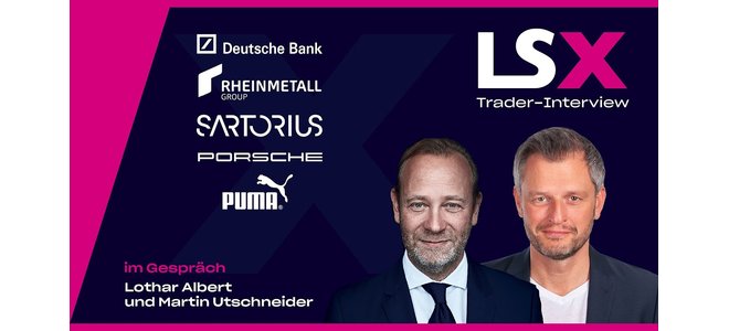 Trader-Interview mit Martin Utschneider: Deutsche Bank, Rheinmetall, Sartorius, Porsche AG & PUMA