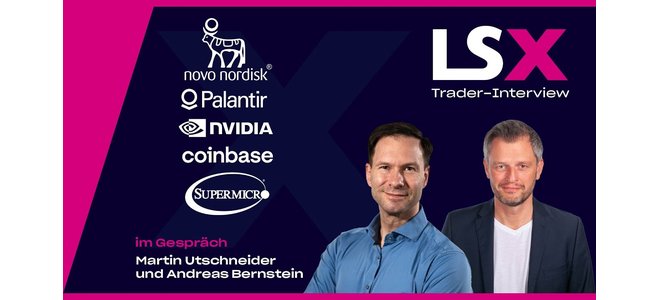 Trader-Interview mit Martin Utschneider: Novo Nordisk, Palantir, Nvidia, Coinbase & Super Micr