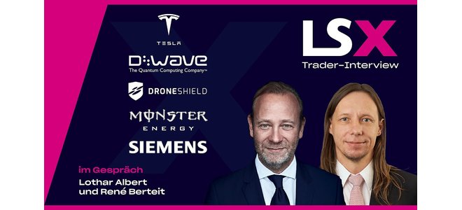 Trader-Interview mit Rene Berteit: Tesla, D-Wave-Quantum, DroneShield, Monster Beverage, Siemens