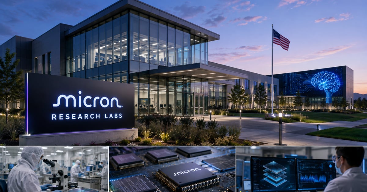 Innovationszentrum Micron Research Labs! Micron gestaltet die Zukunft von Speichertechnologien und KI!
