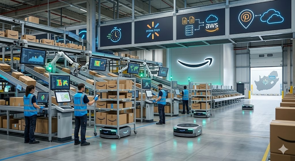 Logistik im Sekundentakt! Amazon forciert Robotik in Europa, stärkt AWS und startet Prime in Südafrika!