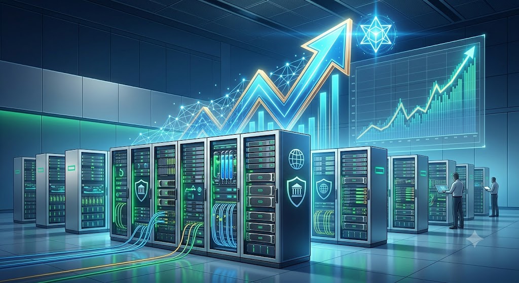 Starkes Servergeschäft, angehobene Prognose! HPE verzeichnet 28 % Aufschlag nach Q2-Zahlen!