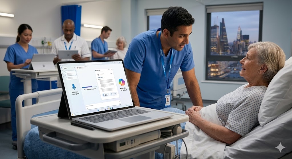 Effizienz als Wachstumstreiber! Microsoft sichert sich NHS-Deal und rollt Copilot für 505.000 Mitarbeiter aus!