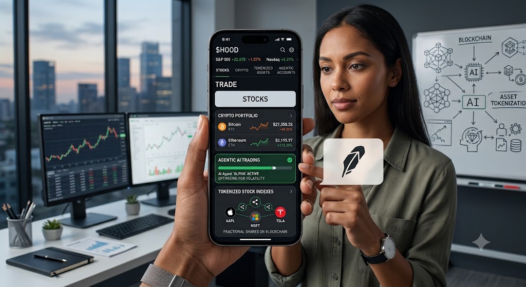 Eigene Blockchain, Tokenisierung und Agentic Accounts! Robinhood greift nach dem globalen Markt!