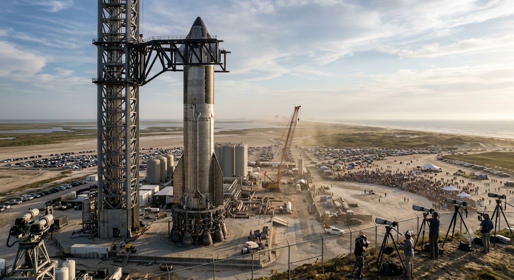 Starship Flight 13 unter hoher Beobachtung! Wenn die Schwerkraft der Zahlen den Hype um SpaceX einholt!