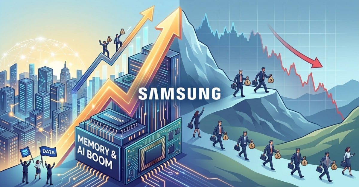 Samsung – Der Speicher-Gigant meldet Gewinnexplosion, doch die Anleger kassieren Kasse!