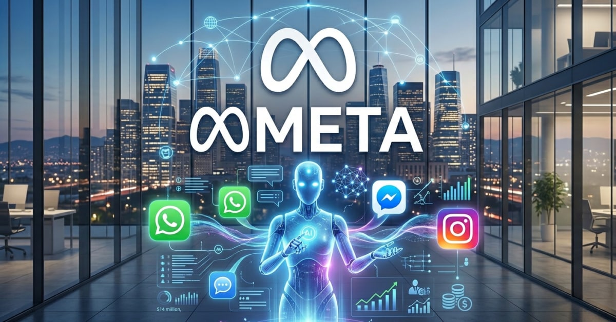 Meta – Social-Media-Riese verkauft erstmals KI-Agenten an Firmen und sucht KI-Erlöse!