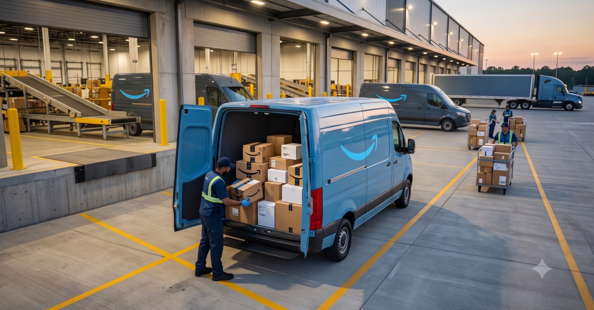 Amazon: Fordert FedEx und UPS mit einer aggressiven Preisstrategie heraus. Kunden sparen bis zu 33 %.
