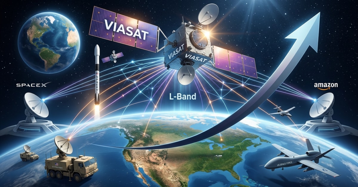 ViaSat – Der US-Satellitenspezialist wird zum begehrten Übernahmeziel im neuen Weltraum-Wettlauf!