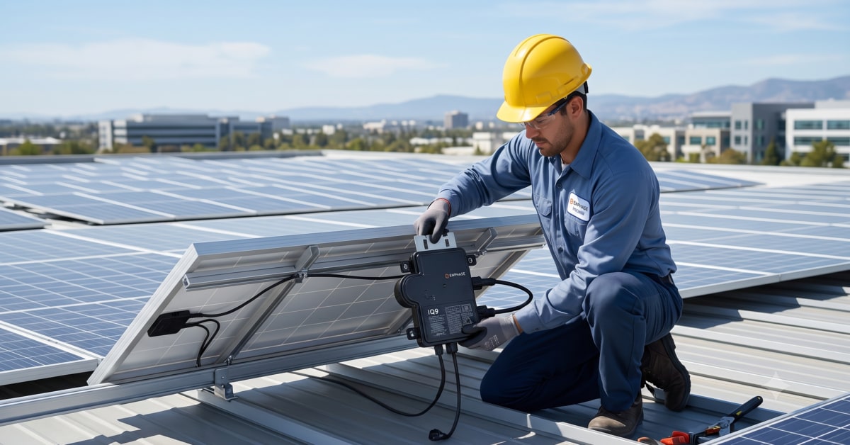 Enphase Energy haussiert um 11 %. Washington plant Importverbot von chinesischen Solar-Wechselrichtern.
