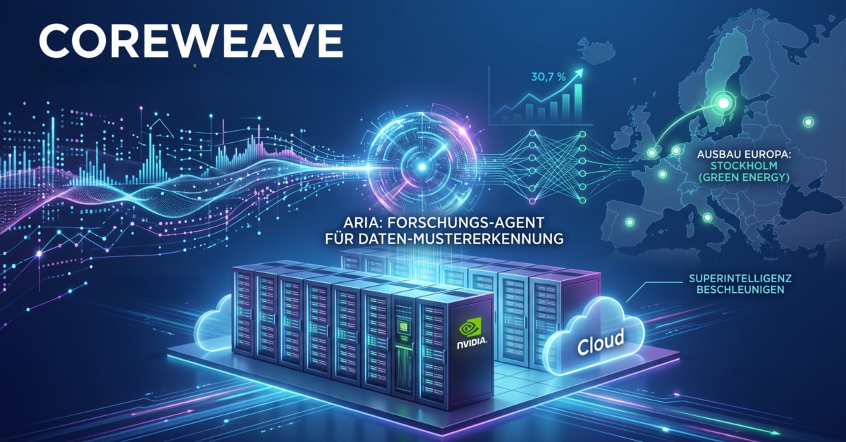 CoreWeave – So will sich die KI-Cloud-Firma vom reinen Rechenzentrum zur Schlüsselfigur des KI-Booms aufschwingen!