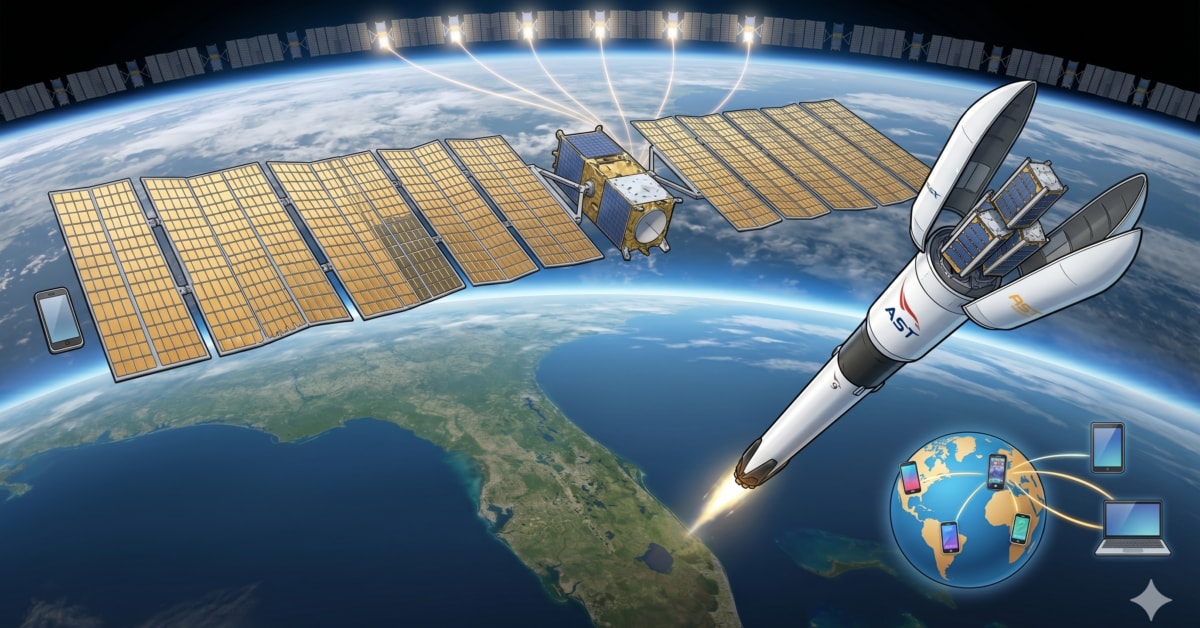 AST SpaceMobile – Der Satelliten-Pionier bringt drei XXL-Satelliten erfolgreich ins All!