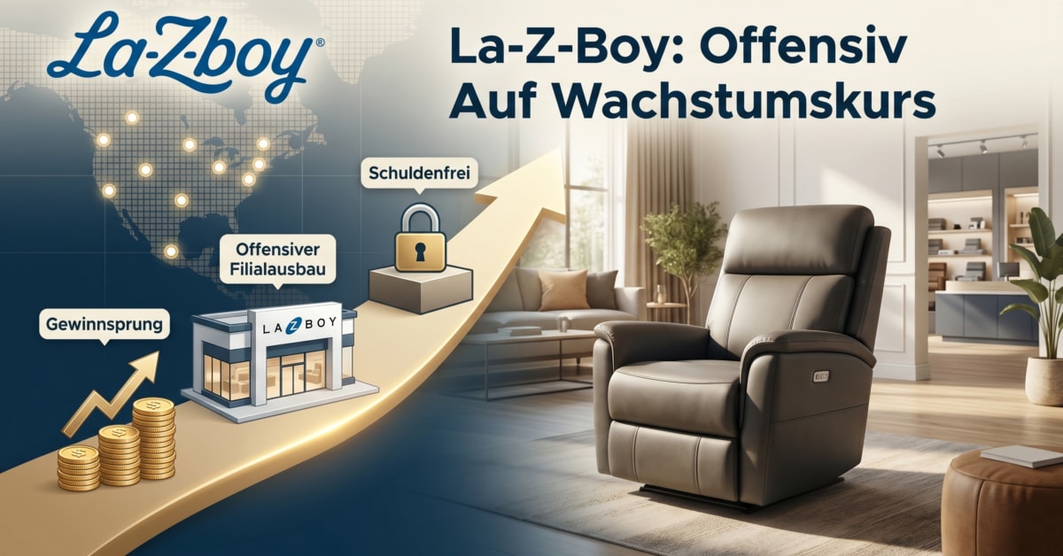 La-Z-Boy – US-Polstermöbel-Spezialist schlägt die Prognosen und baut sein Filialnetz aus!