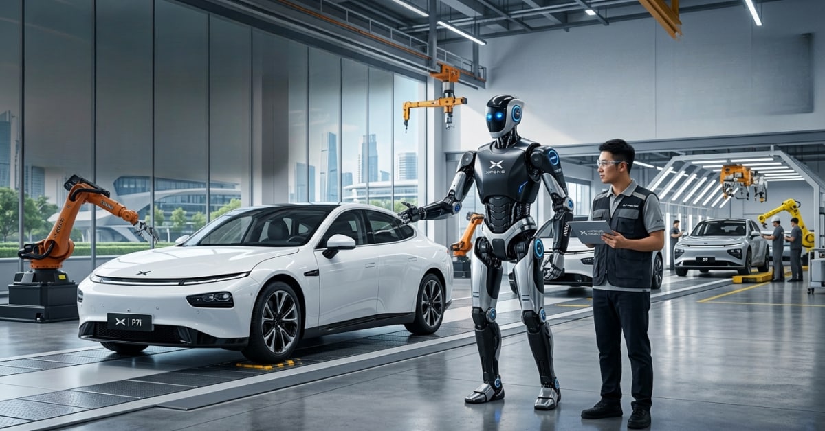 XPeng – Der chinesische E-Auto-Bauer verlagert seine Zukunft von der Straße in die Robotik!