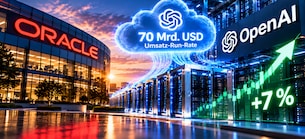 Oracle steigt 6 %: OpenAI erreicht 70 Mrd. USD Umsatz-Run-Rate - die 300-Mrd.-USD-Wette wird plötzlich plausibler