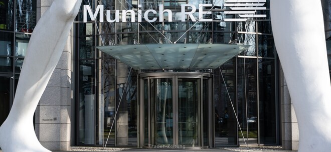 Münchener Rück: Schwaches Q1, aber 6 Mrd. Euro Gewinnziel. Das KGV beträgt günstige 12.