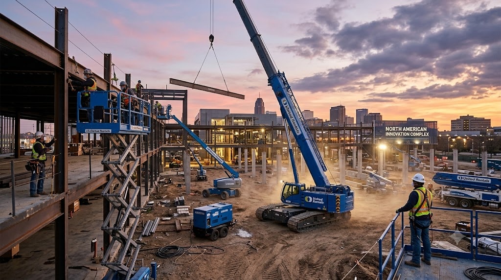 United Rentals: Spezialmaschinen-Boom und Großprojekte treiben Prognoseanhebung