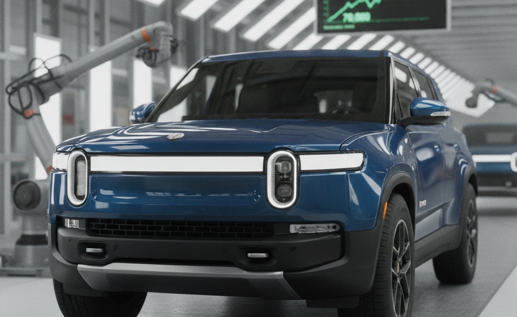 Rivian Automotive erhöht Jahresprognose auf bis zu 70.000 Fahrzeugauslieferungen