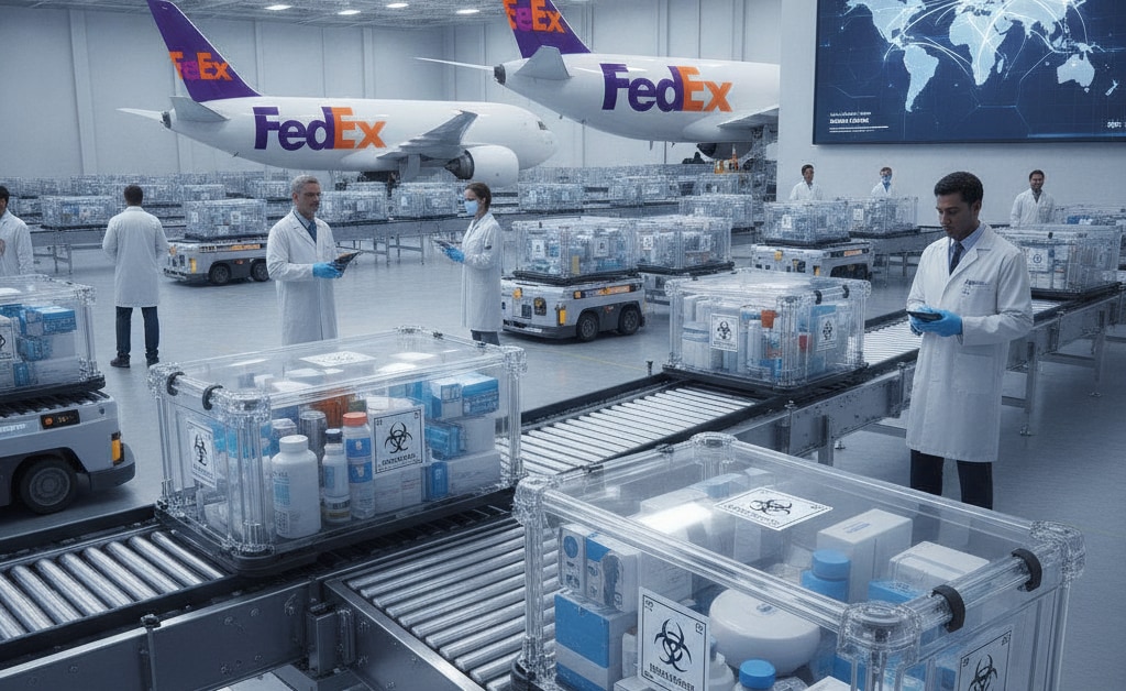 FedEx setzt mit neuer Life-Science-Organisation auf margenstarkes Logistikgeschäft