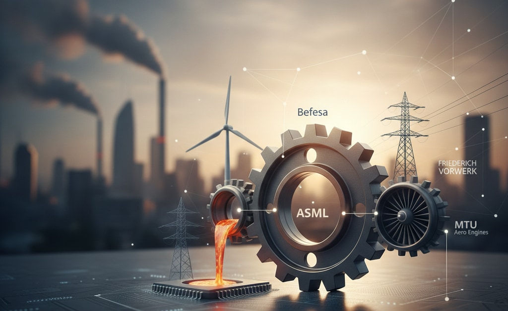 Stocks in Action: ASML, Befesa, Friedrich Vorwerk, Siemens Energy und MTU Aero Engines.