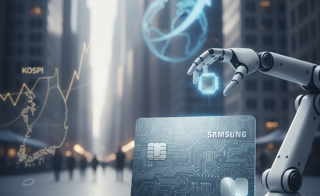 KOSPI-Schwergewicht will an die Wall Street! Samsung Electronics mit eigener Kreditkarte und Robotiksparte!