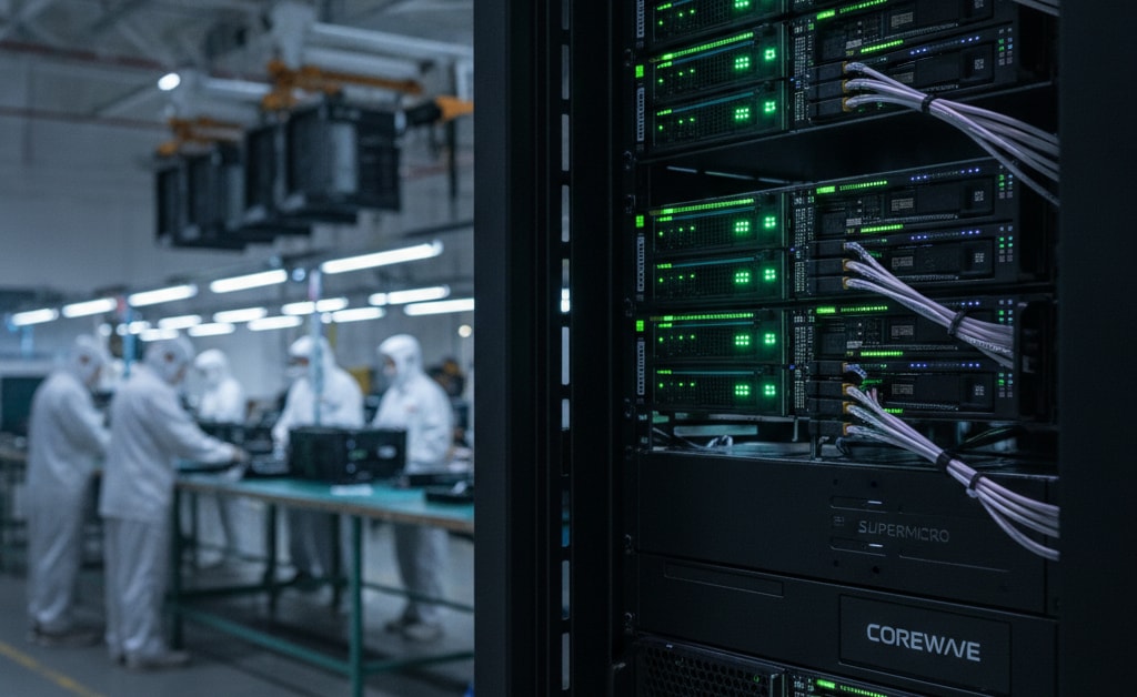 KI-Infrastruktur im Rausch: Wie CoreWeave, NVIDIA, Super Micro, Lumentum und Foxconn den KI-Superzyklus antreiben!