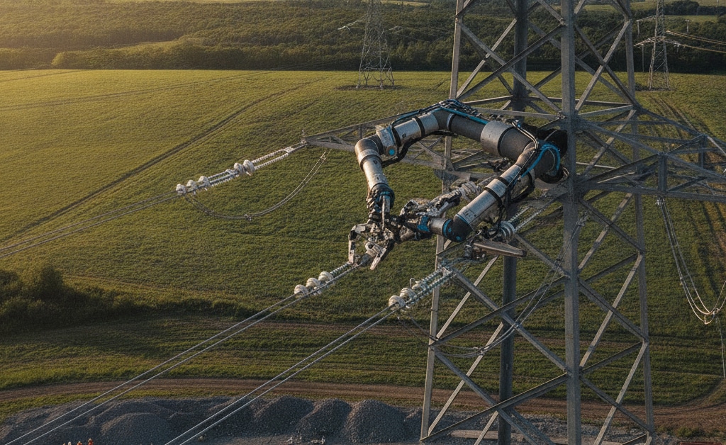 Preformed Line Products: Energiewende im Fokus! PLP punktet mit Robotik-Lösungen beim Stromnetzausbau!