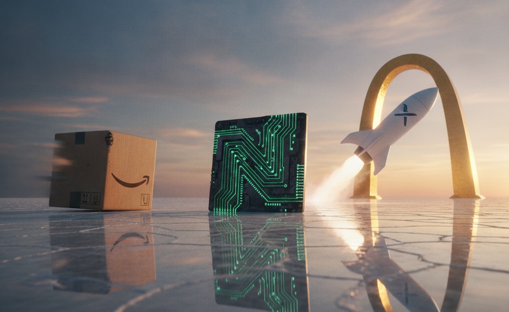 Wer knackt zuerst 1 Bio. USD-Umsatz? Amazon, Nvidia und SpaceX im Rennen um die nächste Rekordmarke!